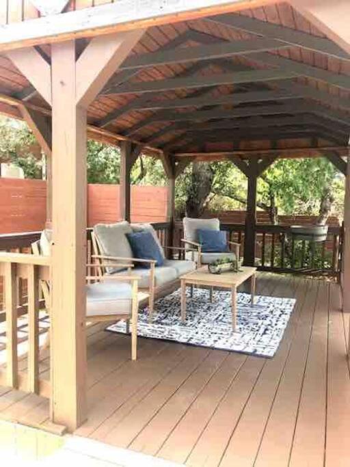 The Longhorn Cabin - Cabins At Rim Rock Austin Exterior foto